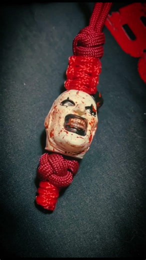 TERRIFIER#бусина #custom #art #terrifier #handmade #edc #sourcustom#2026 #homealone #horror #knots