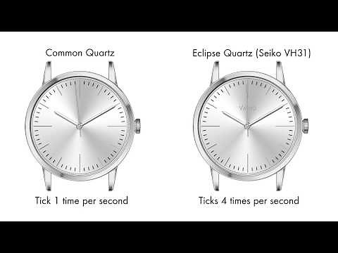 Vario Eclipse Quartz (Seiko VH31) Clean Sweep Hands comparison