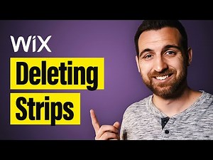 How to Delete a Strip on Wix (Tutorial)