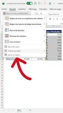 How to automatically display visual symbols in Excel?