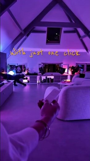 Transform your space instantly. Just one click with Hue Dimmer Switch.