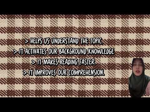 Assignment 3 "Previewing and Predicting In Reading English Text"