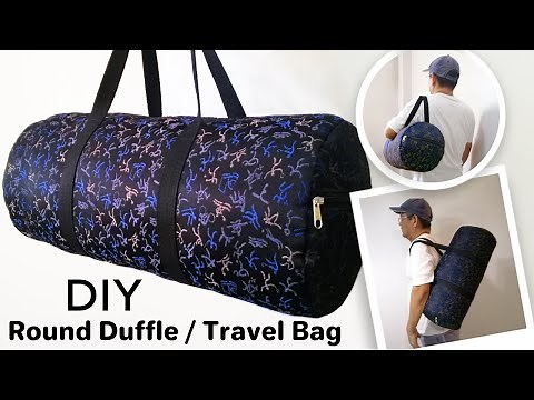 DIY | Round Duffle / Travel Bag