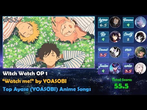 Top Ayase (YOASOBI) Anime Songs [Party Rank]