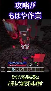 レベルを上げすぎたかな #マイクラ #マインクラフト #minecraft #俺だけレベルアップな件 #pve