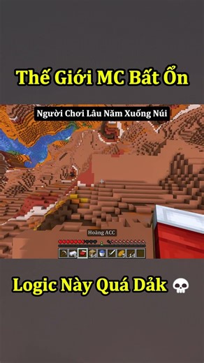Logic Người Chơi Mới VS Người Chơi Lâu Năm Trong Minecraft 🤣 #shorts