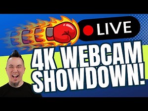 Ultimate 4K Webcam LIVE STREAM Comparison!