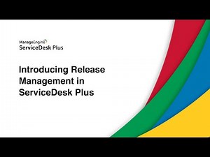 Release Management in ServiceDesk Plus