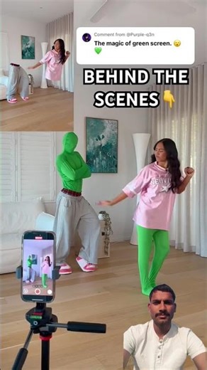 THE MAGIC OFF GREEN SCREEN 🟢 #shorts #greenscreen