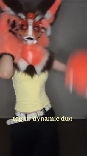 Dino Mask Fursuit: The Perfect Pumpkin Duo Costume