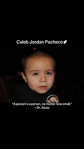Caleb Jordan Pacheco 🤍🕊️ 15 Jul 2008 - 31 Jan 2011 Caleb was 2 years & 6 months old. “A person’s a person, no matter how small.” – Dr Seuss If that is true, then every small life deserves protection. In January 2011, Caleb was killed in Sterling, Colorado. His tiny skeleton was later found, he was hidden beneath a trailer. In 2012, his ‘mother’, Juanita Kinzie, entered a plea agreement & was sentenced to 32 years in prison. She will be eligible for parole after 24 years. The judge in the case 