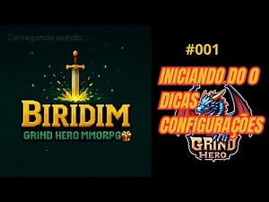 Grind Hero: MMORPG 2D | Iniciando do 0 - Tutorial #001 #tibia #mmorpg