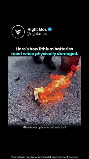 Battery Explosion 😱💥