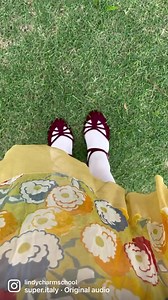 This outfit didn’t make the cut when I was packing for Napier Art Deco Festival recently so I thought I would wear it on our date night last night to Q1 in Surfers Paradise. Nothing like a staycation to do some tourist things in your own home town. I can’t get past how beautiful Mustard, Maroons and Blues are together. Such a beautiful combination. #OOTD Frock: Original Vintage gifted to me by @Fossillvintage: This flowy slip on dress is the softest sheer chiffon and was home made (not very well