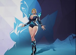 Emma Frost - Bigger Chest and Jiggle Physics (Default and Blue Sapphire)