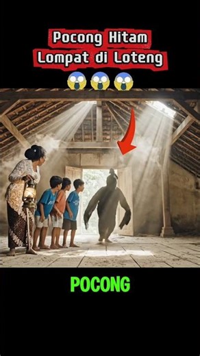 Pocong Hitam di Loteng