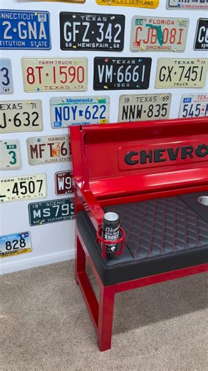 Christmas order this Chevy bench will be shipping to Grayson Georgia | Porras Custom Metal