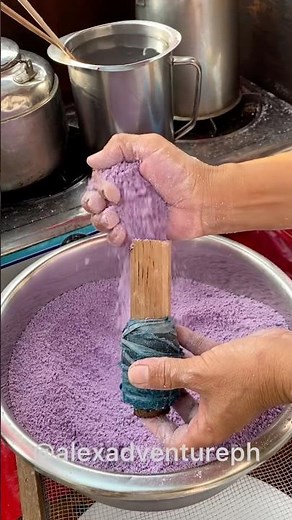 Puto Bumbong #food #foodie #shorts