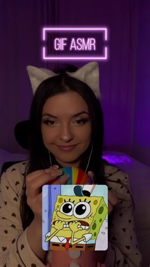 Monka | ASMR on Instagram: "GIF ASMR😁✨Want me to voice your GIF? Leave it in the comments🥰 #asmr #gif #asmrrelaxation"