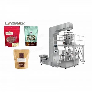 [Hot Item] Landpack Ld-8200A Automatic Date Fruits Dry Fruit Zipper Pack Packaging Packing Machines Machine
