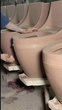 How Toilet Commode Is Made | Complete Ceramic Manufacturing Process from Raw Clay to Final Glazing