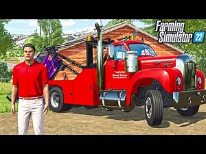 UM... WE HAVE TWO TOW TRUCKS | CAN WE MAKE MILLIONS? (FS22 CHALLENGE) FARMING SIMULATOR 22