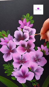 A bunch of Onestroke flowers 🌼🌸 Dive into the mesmerizing world of one-stroke painting and watch as these vibrant flowers come to life! Materials Used: - Colors: - Quinacridone Magenta - Titanium White - Sap Green - Lime Green - Medium: Acrylics - Paper: 250gsm Black Paper - Brushes: - Round Brush No. 8 - Angle Brush 1/2" - Liner Brush Feel the magic in every stroke and let your creativity bloom! | WoCol