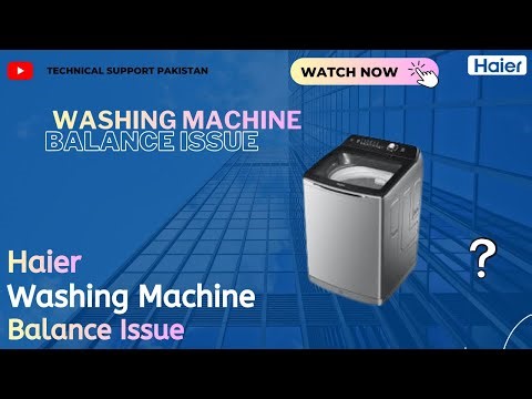 How to Resolve the E3 Error In Haier Washing Machine