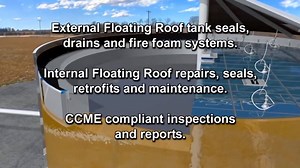 FLOATING ROOF TANK An external floating roof tank is a storage tank commonly used to store large quantities of petroleum products such as crude oil or condensate. It consists of an open- topped cylindrical steel shell equipped with a roof that floats on the surface of the stored liquid. The roof rises and falls with the liquid level in the tank. As opposed to a fixed roof tank there is no vapor space (ullage) in the floating roof tank (except for very low liquid level situations). In principle, 