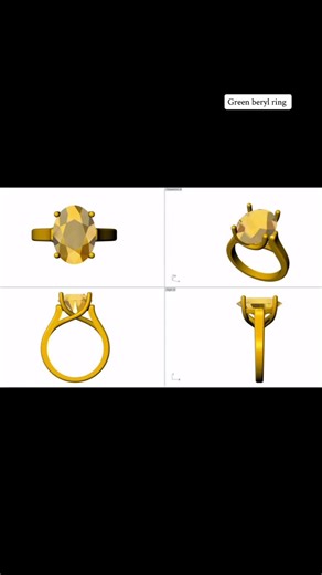 Evara Gems on Instagram: "Discover the timeless elegance of this stunning oval-cut green beryl ring! Featuring a beautifully faceted green beryl gemstone in a vibrant, lush green hue reminiscent of spring forests, expertly set in luxurious warm gold. The classic oval shape enhances the stone’s natural brilliance, creating a sophisticated and versatile piece perfect for everyday wear or special occasions. This rare beauty exudes serenity and style—make it yours today! #greenberylring #ovalgemston