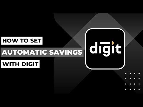 How To Set Automatic Savings With Digit !