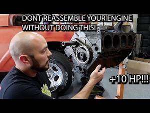 1965 FORD FE 352 TIMING CHAIN REPLACEMENT AND CARBON CLEANING THE PISTONS