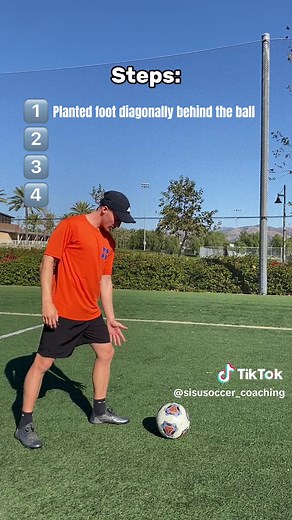 Trivela Pass Tutorial🎯 Step 1: Plant your foot diagonally behind the ball. Step 2: Have your toes of the passing foot pointed down and inwards. Step: Make contact with the bottom part of the ball. Step 4: Follow through the ball. 🎥 @championsleague #football #soccer #soccertutorial #youthsoccer #soccercoach #trivela #modric