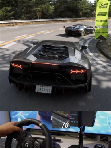 Así es la Goliath en Forza Horizon 6, manejo un Aventador LP 780-4 Ultimae con mi Logitech G923