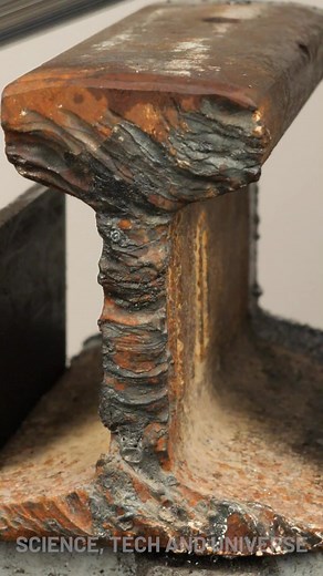 45M views · 247K reactions | Extreme Old Rail Cutting | Science, Tech and Universe | Facebook