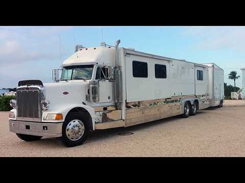 Christian hard at work on our race hauler this week. Inside Restoration on the Toby Keith Toterhome.