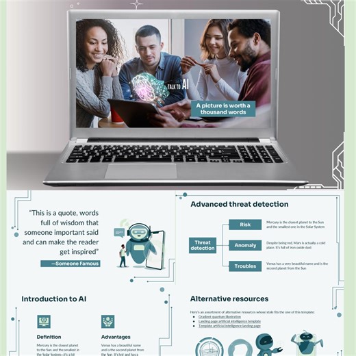 AI Essentials Powerpoint Template | Artificial Intelligence Presentation Slides - Etsy