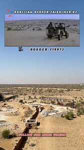 Ind vs pak border #IndvsPak #fbyシvideo #indianarmy #deshbhakti #bollywood #jaisalmer | Bollywood Film Location