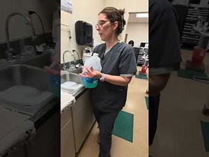 Inside the surgery prep room