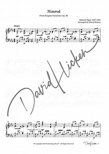 "Nimrod" by Edward Elgar - Piano Sheet Music