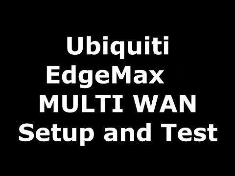 Ubiquiti EdgeMax EdgeRouter X MULTI WAN x4 Setup and Test