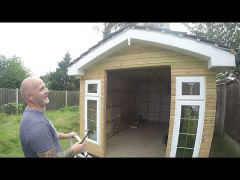 Fascia Board and soffit Installation on the Apex & box end #fascias #soffits #guttering