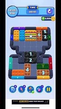 Level 896 color block jam solved #games #colorblocks #gaming #colorblockjam #level896