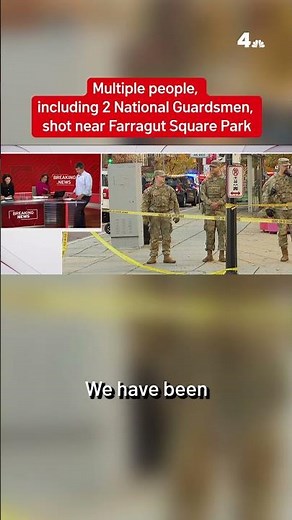 Multiple people, including 2 National Guardsmen, shot near Farragut Square Park | NBC4 Washington
