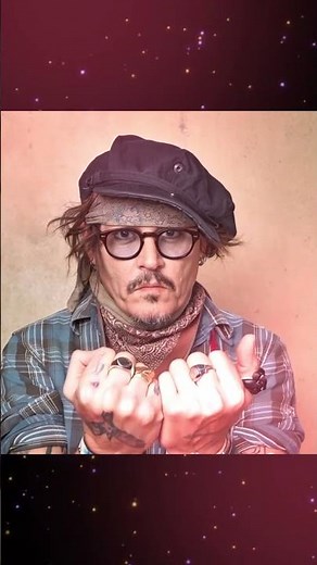 A Close-Up of Johnny Depp’s Unique Tattoos and Rings #JohnnyDepp #CelebrityStyle