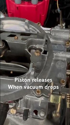 Edelbrock step up springs releasing when vacuum drops