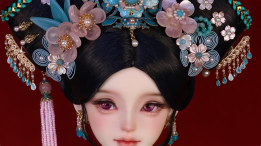 粉色娇嫩
