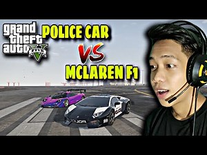 POLICE LAMBO vs MCLAREN F1 | GTA V Roleplay (nakaw na Lambo haha!)