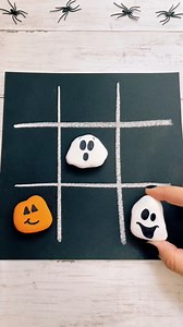45K views · 291 reactions | DIY Halloween tic-tac-toe  Follow along for more #halloweencrafts ! | Kids Craft Barn | Facebook