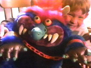 1.2M views · 27K reactions | Unleashed in 1986, My Pet Monster was fuzzy and fanged, with big horns, bloodshot eyes and a nose covered in warts. He was adorable. | Dinosaur Dracula | Facebook
